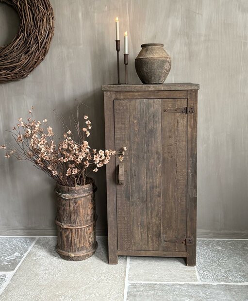 1 deurs kast | &Eacute;&eacute;ndeurskast Keci Driftwood  