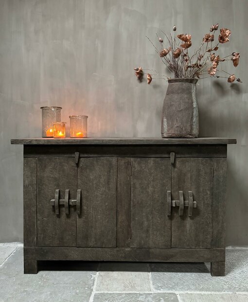 Dressoir Old Barn 4 deurs| dressoir oud hout 160cm 