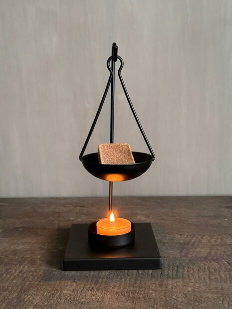 Geurbrander voor amberblokjes 