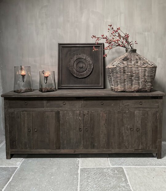 Dressoir Driftwood 6-deurs /4 lades  