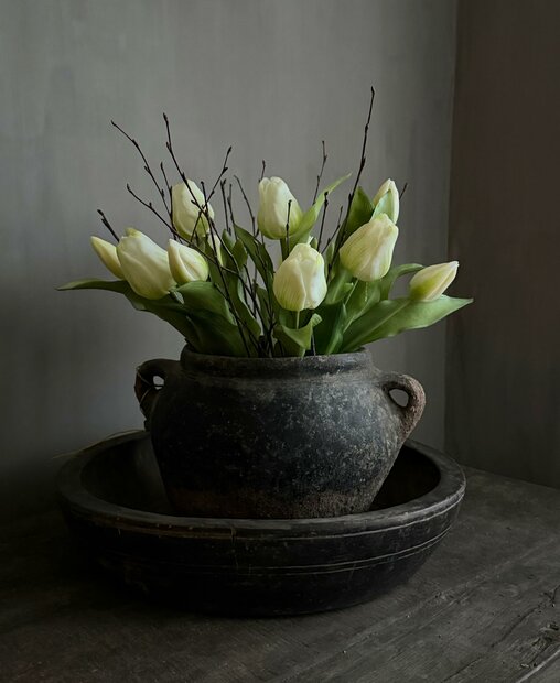 Kunst tulpen wit 