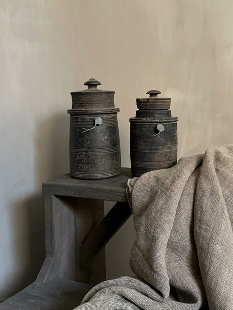 Authentieke houten Hoffz kruik H3