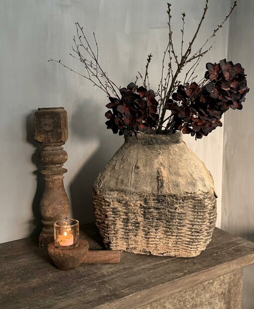 Oude houten baluster | trapbaluster Aura Peeperkorn 