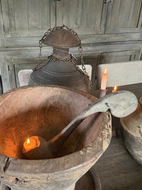 Authentieke houten lepel Hoffz A