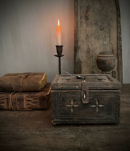 Uniek houten kistje Hoffz