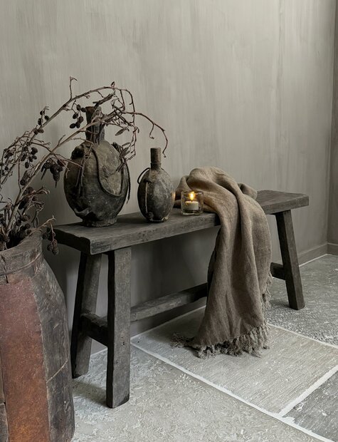 Bankje Old barn | Bankje oud hout 100cm A