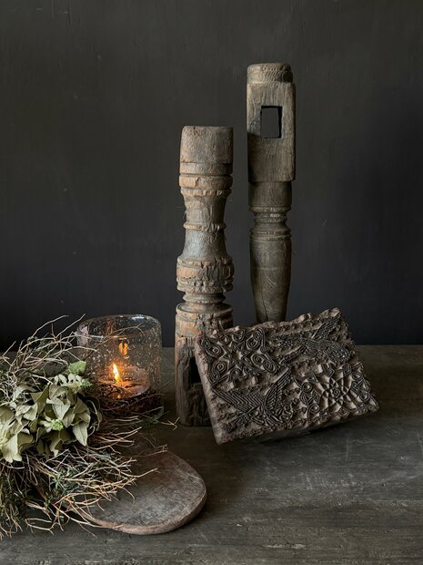 Oude Batik stempel D