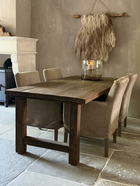 eettafel Diftwood met H poot